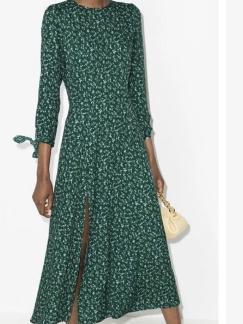 Reformation Zelda Midi Dress Sz12 in Rosemarie Green